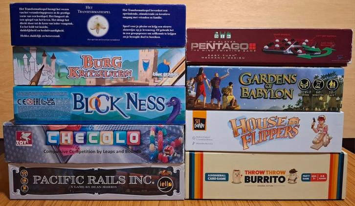 Pakket oa Pentago Block Ness Transformatiespel Pacific Rails, Hobby en Vrije tijd, Gezelschapsspellen | Bordspellen, Gebruikt