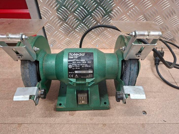 Toledo TSM 125 Werkbankslijpmachine, Doe-het-zelf en Verbouw, Gereedschap | Slijpmachines, Ophalen