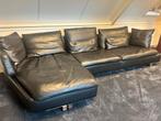 Leren Natuzzi Hoekbank, Huis en Inrichting, Ophalen, 250 tot 300 cm, Gebruikt, 100 tot 125 cm