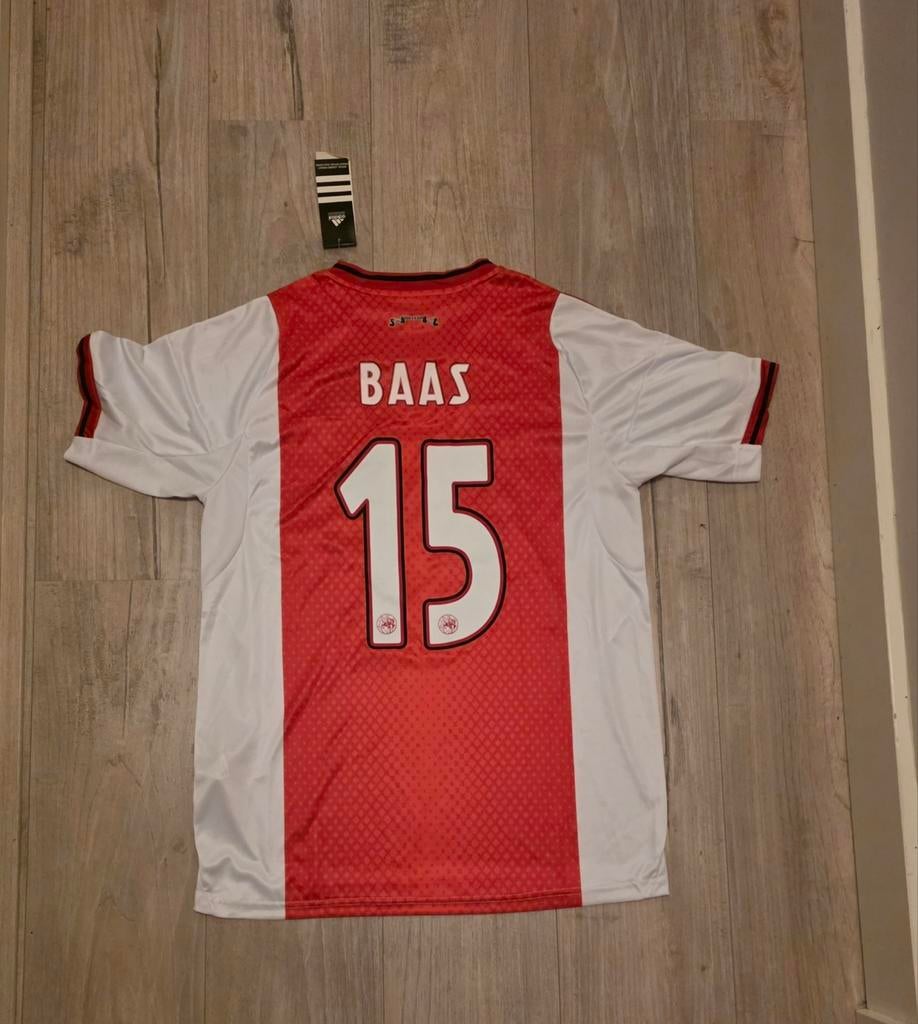 Ajax Shirt Youri Baas maat L Champions league patch, Maat 52/54 (L), Nieuw, Ophalen of Verzenden, Adidas