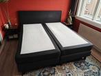 Boxspring 180x200 met Topper & Hoofdbord, Huis en Inrichting, Slaapkamer | Bedden, Ophalen, Zwart, Tweepersoons, Zo goed als nieuw