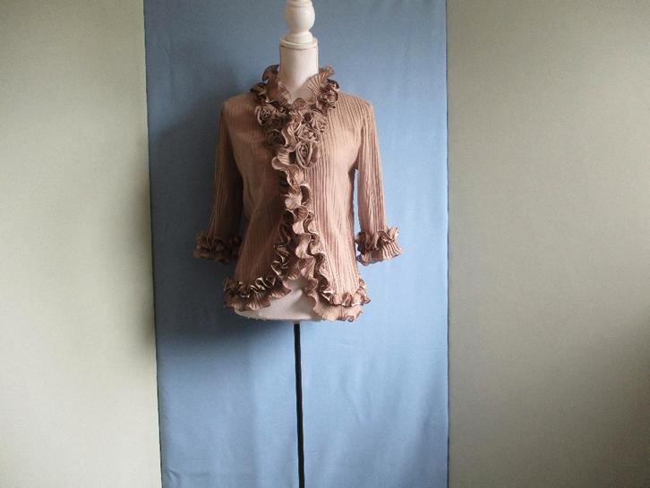 Fee Red blouse maat S/M, Kleding | Dames, Blouses en Tunieken, Zo goed als nieuw, Maat 36 (S), Beige, Verzenden