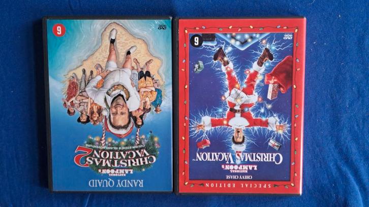 National Lampoon's Christmas Vacation 1 & 2 "Chevy Chase", Cd's en Dvd's, Dvd's | Komedie, Zo goed als nieuw, Alle leeftijden