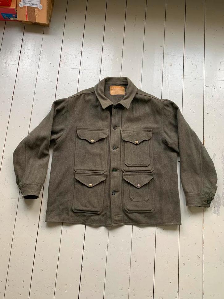 Filson jas 1930-1950 mackinaw cruiser union made virgin wool, Kleding | Heren, Jassen | Winter, Zo goed als nieuw, Maat 56/58 (XL)