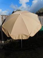 Vintage parasol in licht oranje, dsn 190 cm, de bovenkant ka, Ophalen of Verzenden, Overige typen