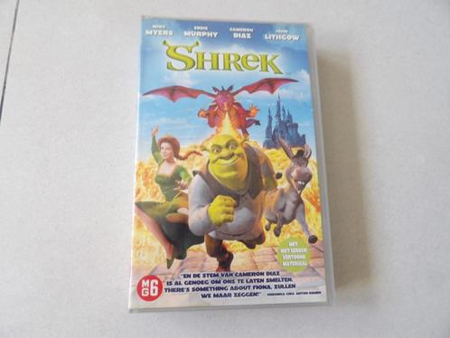 vhs videoband SHREK het feest gaat door, Cd's en Dvd's, VHS | Kinderen en Jeugd, Zo goed als nieuw, Tekenfilms en Animatie, Tekenfilm