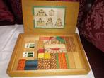 Vintage houten kinderbouwsetje. Nog helemaal compleet & gaaf, Ophalen of Verzenden, Zo goed als nieuw, Overige typen