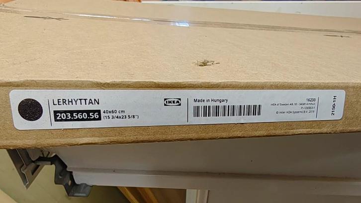 Ikea deur zwart Artikelnr. 203.560.56 2 stuks, Huis en Inrichting, Keuken | Keukenelementen, Minder dan 100 cm, Minder dan 50 cm
