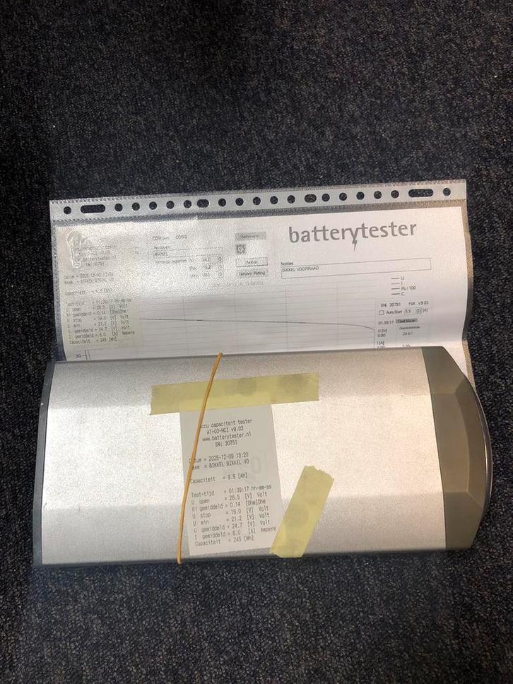 Bikkel accu in goede staat, Fietsen en Brommers, Fietsaccessoires | Fietsaccu's, Zo goed als nieuw, Ophalen of Verzenden