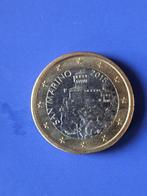 2018 San Marino 1 euro, schaars, Verzenden, San Marino, 1 euro, Losse munt