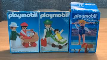 Vintage Playmobil Sets - 3592, 3597, 5190 - Compleet in Doos beschikbaar voor biedingen