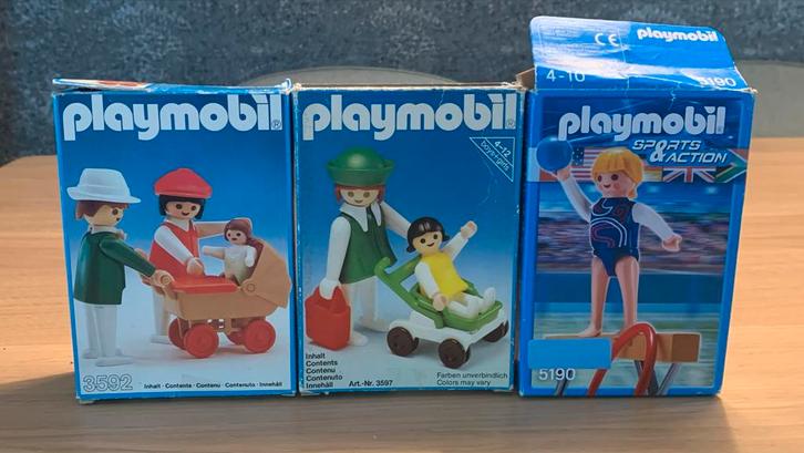 Vintage Playmobil Sets - 3592, 3597, 5190 - Compleet in Doos, Kinderen en Baby's, Speelgoed | Playmobil, Gebruikt, Ophalen of Verzenden