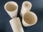 4 hoge bekers ROYAL BOCH roomwit, Huis en Inrichting, Keuken | Servies, Nieuw, Ophalen of Verzenden, Overige stijlen, Kop(pen) en/of Schotel(s)