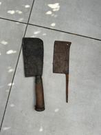 Antiek hakbijl 2 stuks  33 en 28 cm lang, Antiek en Kunst, Ophalen