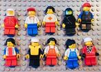 (1) 10 vintage Minifigures poppetjes Lego, Ophalen of Verzenden, Zo goed als nieuw, Losse stenen, Lego