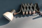 Antieke industrieele schaarlamp, Huis en Inrichting, Lampen | Wandlampen, Ophalen of Verzenden, Gebruikt, Metaal, Industrieel