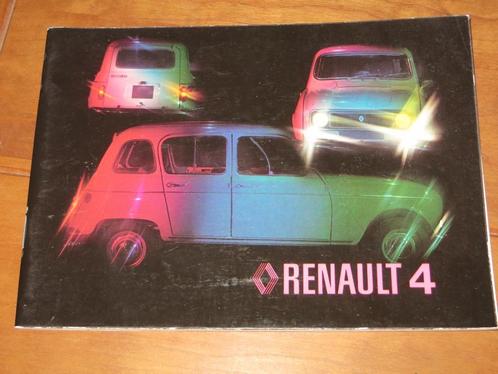 Instructieboek Renault 4, R 4 Safari, R 4 bestel, station 77, Auto diversen, Handleidingen en Instructieboekjes, Ophalen of Verzenden