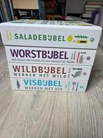 Wildbijbel + Worstbijbel + Visbijbel + Saladebijbel, Boeken, Kookboeken, Ophalen of Verzenden, Zo goed als nieuw