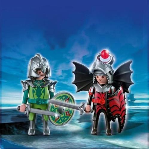Playmobil (4912) DuoPack Drakenridders, Kinderen en Baby's, Speelgoed | Playmobil, Zo goed als nieuw, Complete set, Ophalen of Verzenden