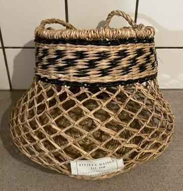 Superleuke mand Rivièra Maison riet beschikbaar voor biedingen
