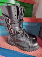 Phantom veterboots stalen neus bikerboots gothic punk 47, Gedragen, Ophalen of Verzenden, Phantom, Zwart