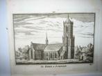 239 / Loenen de kerk  Kopergravure 18e Eeuw, Ophalen of Verzenden