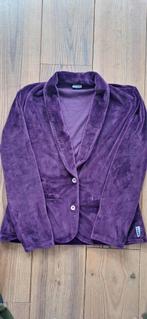 Freddy Suede Look Blazer - Maat 40 - Donkerpaars, Paars, Freddy, Zo goed als nieuw, Ophalen