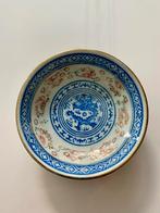 Schaaltje met draak. Rood en blauw. Antiek, chinees, China, Antiek en Kunst, Ophalen of Verzenden