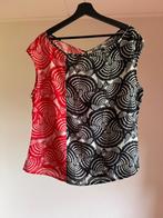 Zwart/wit/rode summum woman blouse maat 42, Summum Woman, Zwart, Maat 42/44 (L), Ophalen of Verzenden