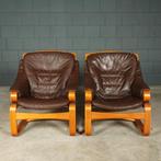 Deens design “Apollo” fauteuils – Svend Skipper – jaren 70, Huis en Inrichting, Fauteuils, Vintage, Ophalen of Verzenden, Zo goed als nieuw
