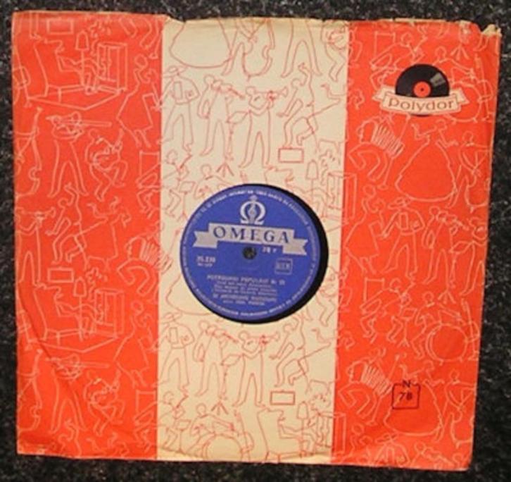 Amsterdamse politekapel olv Johan Pinkse BAK008 10″ 78 RPM, Cd's en Dvd's, Vinyl | Overige Vinyl, 10 inch, Ophalen of Verzenden