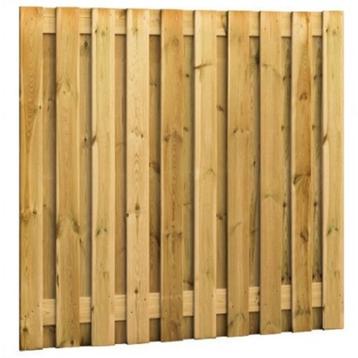 Tuin schutting geïmpregneerd 21 planks (19+2) 180x180 cm beschikbaar voor biedingen
