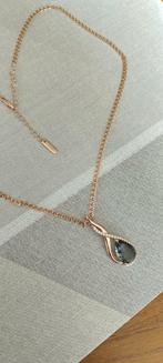 halsketting rose goud  met hanger zie beschrijving, Ophalen of Verzenden, Nieuw, Goud, Met hanger
