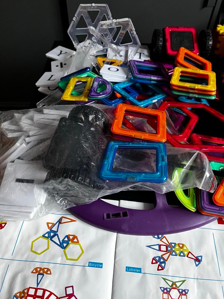 Magnetische & Klik Blokken met Alfabet/Cijfer Accessoires, Ophalen of Verzenden, Gebruikt, Overige merken