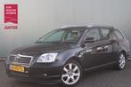 Toyota Avensis wagon BWJ 2005 2.0 VVTi 147 PK Executive AIRC, Auto's, Voorwielaandrijving, Beige, 4 cilinders, Zwart