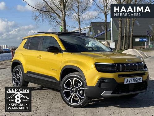 Jeep Avenger 1.2 e-Hybrid Summit | Schuif-/ Kanteldak | Elek, Auto's, Jeep, Bedrijf, Te koop, Avenger, ABS, Achteruitrijcamera