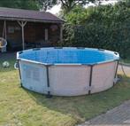 Bestway zwembad 3,05 m rond + zwembadtrap + zwembadverwarmer, Tuin en Terras, Ophalen, Gebruikt, Minder dan 80 cm, Rond