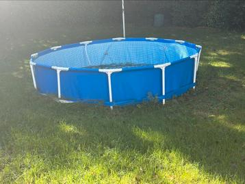 Intex 360cm incl. Pomp en zoutwater systeem beschikbaar voor biedingen