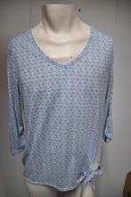 SC92 Enjoy Shirt Blauw grijs wit maat L, Kleding | Dames, Grote Maten, Ophalen of Verzenden, Zo goed als nieuw, Blauw, Shirt of Top