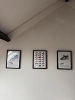 Sneaker Schilderijen Set, Ophalen, Oorspronkelijke maker, Zo goed als nieuw, Schilderij