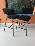 2 barstoelen barkrukken Studio Henk, Huis en Inrichting, Barkrukken, Ophalen, Gebruikt, 60 tot 90 cm, Metaal
