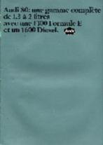 Audi 80 2e, 3e of 90 2e model brochure/auto folder '80 - '94, Ophalen of Verzenden, Zo goed als nieuw, Overige merken