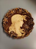 Art Nouveau wandbord, Ophalen of Verzenden