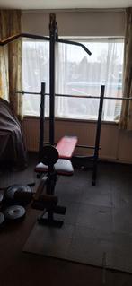 Christopeit Sport Bankdruk Fitness - Prima Staat, Sport en Fitness, Ophalen, Benen, Gebruikt, Krachtstation