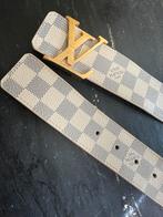 Monogram Louis Vuitton riem beige M9509, Tailleriem, Ophalen of Verzenden, Zo goed als nieuw, Overige kleuren