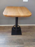 Bartafel eiken & barkrukken, 2 krukken, Ophalen, 60 tot 90 cm