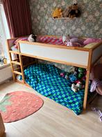Ikea Kura bed incl gordijntjes en rails, Ophalen, 85 tot 100 cm, Gebruikt, Lattenbodem