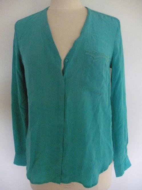 MOOIA bloes groen zijde maat M - nieuw -, Kleding | Dames, Blouses en Tunieken, Nieuw, Maat 38/40 (M), Groen, Ophalen of Verzenden