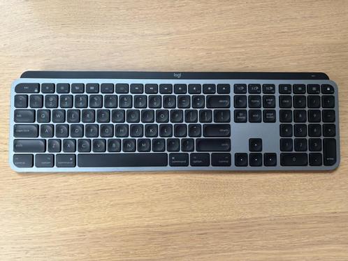 Logitech MX Keys toetsenbord for Mac grijs, Computers en Software, Toetsenborden, Gebruikt, Qwerty, Draadloos, Ergonomisch, Ophalen of Verzenden