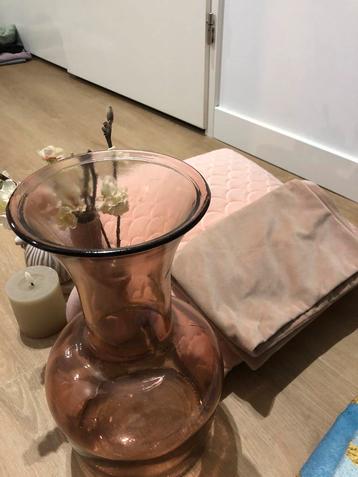 Set woonaccessoires oud roze beschikbaar voor biedingen
